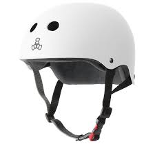 Triple 8 Certified Sweatsaver Helmet Rubber White