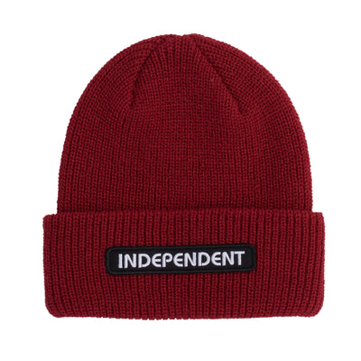 Independent Beanie Long Shoreman Hat Red