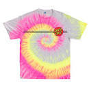 Santa Cruz Classic Dot Tee Silver Rainbow