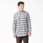 Dickies Flex Regular Fit Flannel LS Ultimate Grey