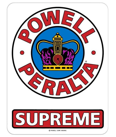 Powell Peralta Supreme OG Sticker 6"