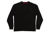 Span Crew Neck Midweight Sweatshirt Black