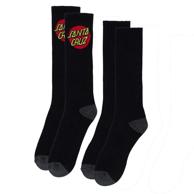 Santa Cruz Wave Dot Crew Socks Forest