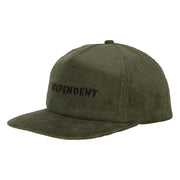 Independent Beacon Snapback Unstructured Mid Hat Olive OS Unisex