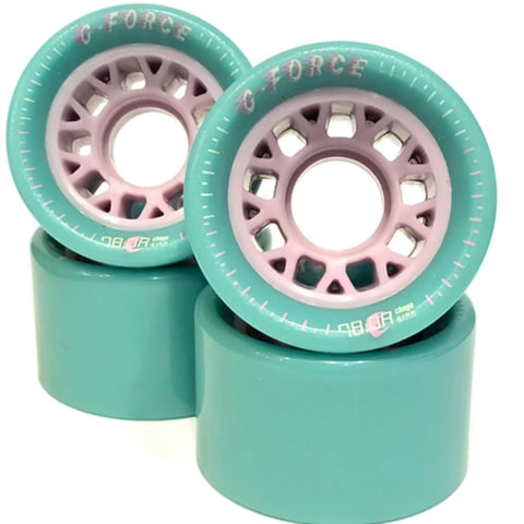 Chaya G-Force 61mm/78a Teal Quad Wheels

4pk