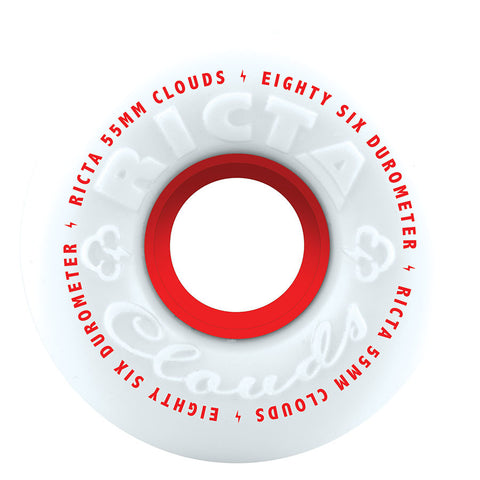 Ricta Wheels Clouds Red 55mm  86a