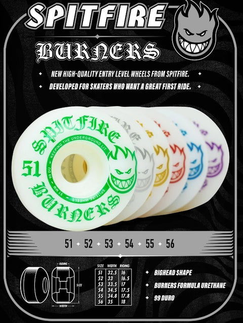 SPITFIRE 99DU BURNER WHITE / GREEN 51