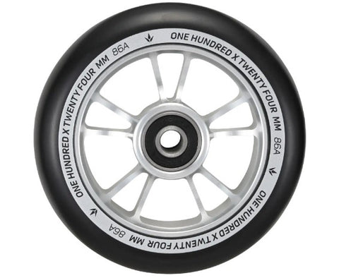 ENVY 100mm Wheel Colors: Black /Silver