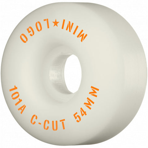 Mini Logo Skateboard C-Cut 54mm 101 White