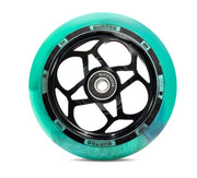 Lucky Scooters "Quatro" 110mm wheels BLK/TEAL swirl