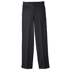 Dickies Boys Flat Front Pant BLK