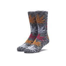 Huf Full Melange PL Sock Pair Grey/Multi