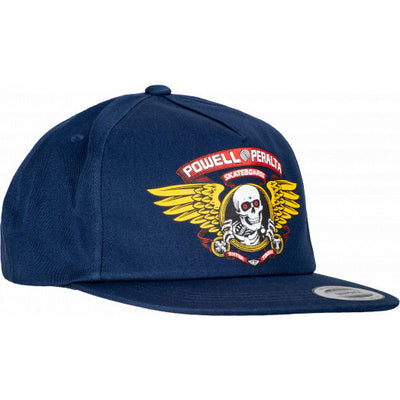 Powell Peralta Winged Ripper SnapBack Hat Navy