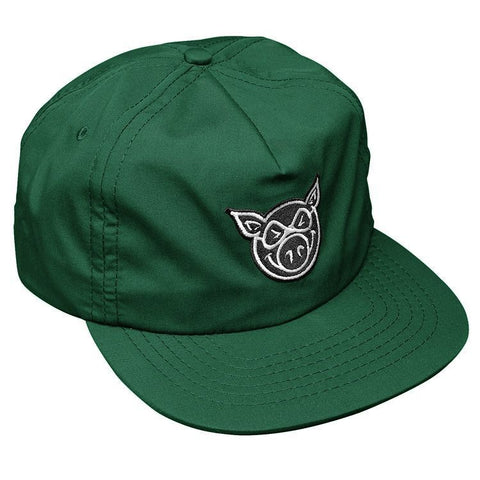 Pig Head Green Snapback