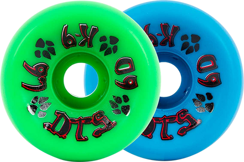 DOGTOWN K-9 80'S 60mm 97a GRN/BLU MIX