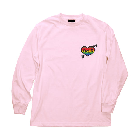 Krux Rainbow L/S Regular Mens (Pink)