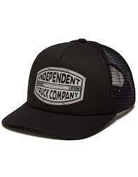Independent Curb Mesh Trucker Hat Black