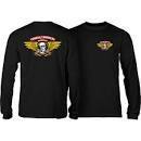 Powell Peralta Winged RIP LS Shirt Black