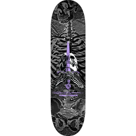 Powell Peralta Skull And Sword Deck Silver