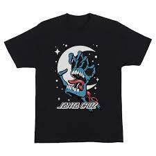 Santa Cruz Cosmic Bone Hand Shirt Black