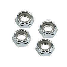 Mini Logo Axle Nut 4pk Silver