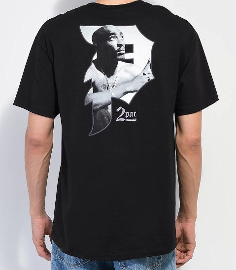 Primitive Tupac Praise SS- Black