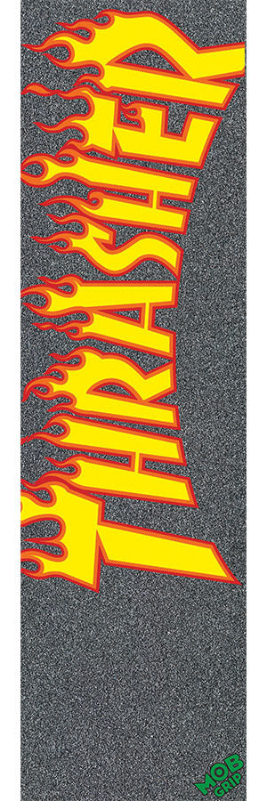 Thrasher Yellow and Orange Flame Grip Tape 9in x 33in MOB