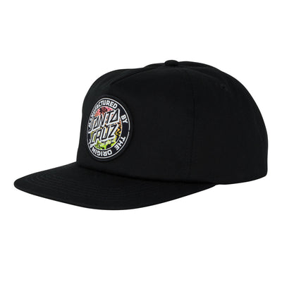SC Acidic MFG Dot Snapback Mid Profile Hat Black