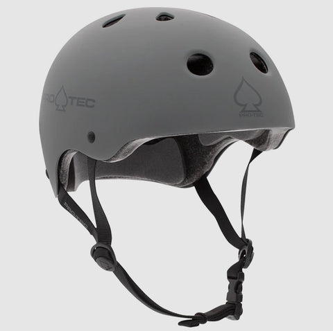 ProTec Classic Matte Grey Helmet