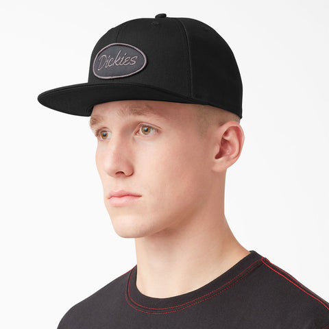 DICKIES DICKIES TWILL FLAT BILL CAP (WHR50) Black