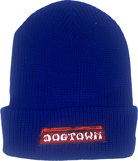 DOGTOWN CURB PATCH BEANIE ROYAL