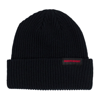 Independent Beacon Beanie Long Shoreman Hat Black OS Unisex