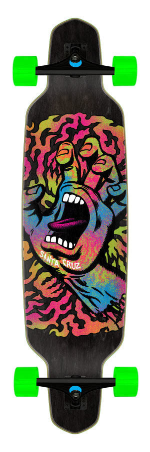 Obscure Hand 9.50in x 37.52in Drop Down Cruzer Santa Cruz