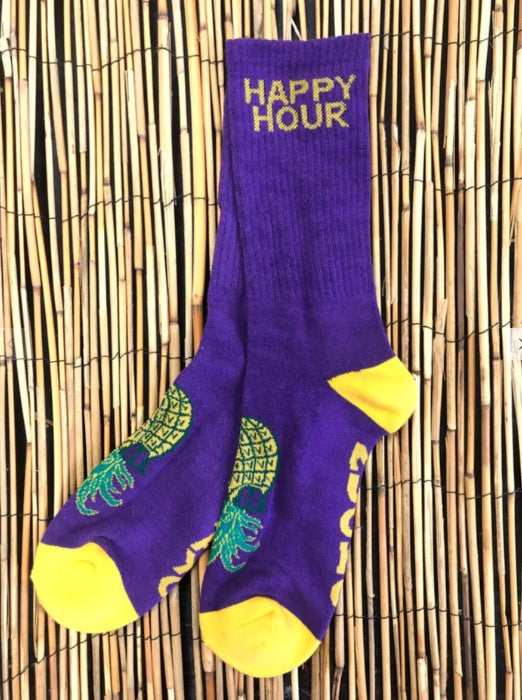 Happy Hour Shades-Crew Socks