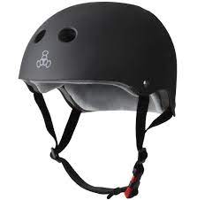 Triple 8 Certified Sweatsaver Helmet Rubber Black