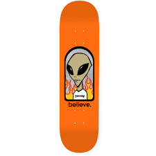 Alien Workshop x Thrasher Believe Deck Orange