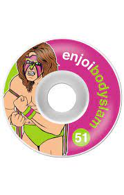Enjoi Bodyslam Wheels Pink/Green