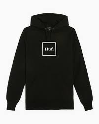 Huf Essentials Box Logo Hoodie