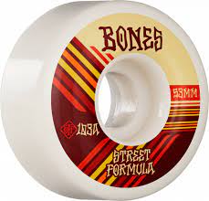 Bones Wheels v4 Retros RED 53mm