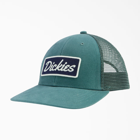 Dickies Patch Logo Trucker Hat Lincoln Green